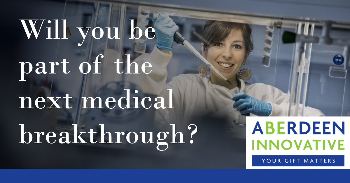 🧪 The next medical breakthrough could happen at any time. Today we are launching the Medical Innovation Fund to help make that a reality.
 
Together we can show the world how innovative Aberdeen really is.
 
🧬FIND OUT MORE bit.ly/3tDhSVJ