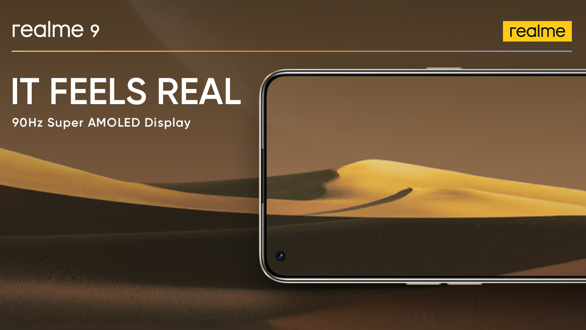 realmeIndia's tweet photo. Looking to explore a new world with vibrant colors and crystal-clear image quality?
Enjoy the 90Hz AMOLED Display featured on the #realme9 and #CaptureTheSpark😍
Buy now: https://t.co/jpSCurYwSk https://t.co/M8NutOh5QX