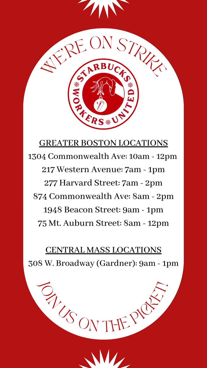 Boston Starbucks Workers United 🇵🇸 🏳️⚧️ tweet media