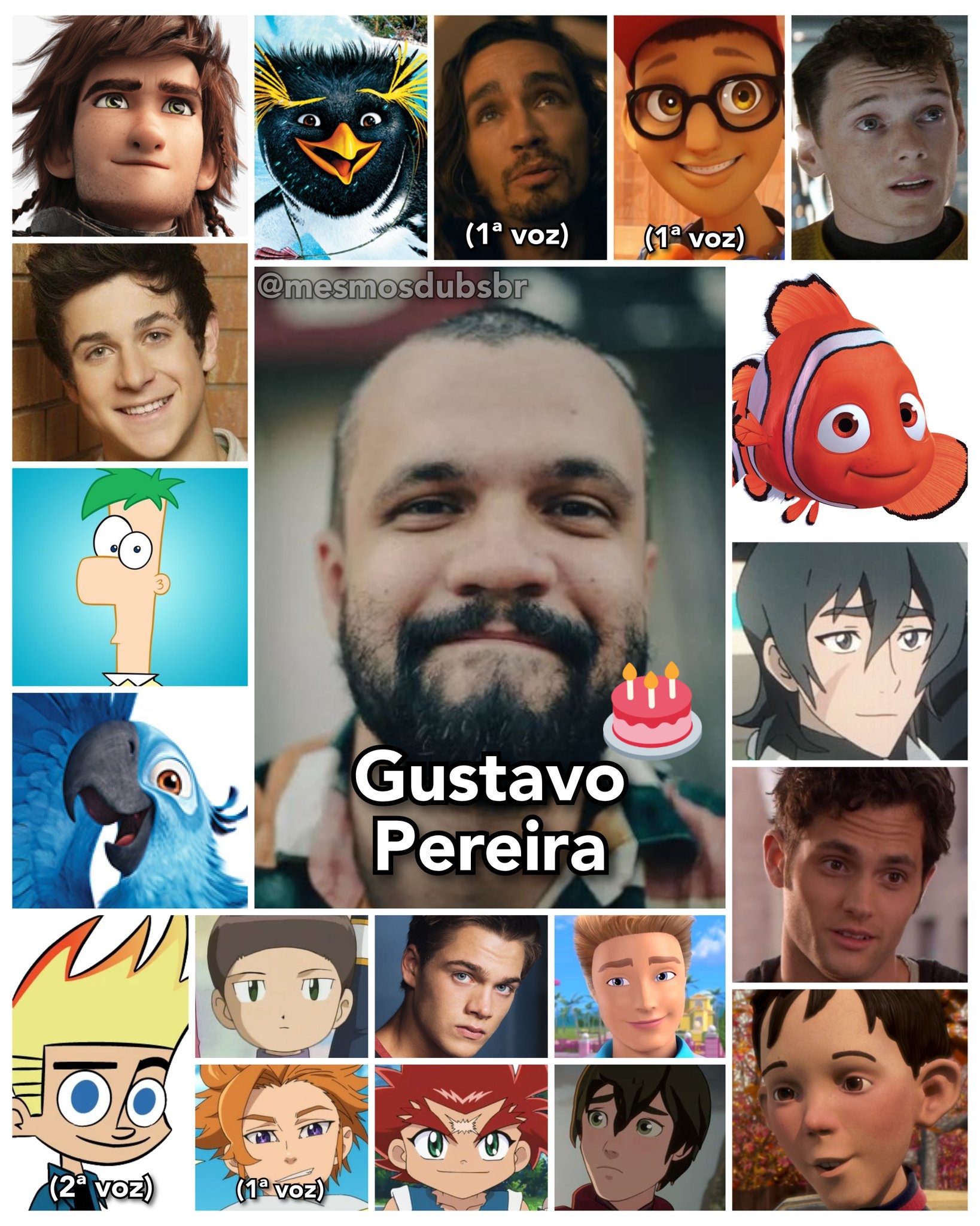 Personagens Com os Mesmos Dubladores! on X: AAEEWWW ATÉ QUE ENFIM