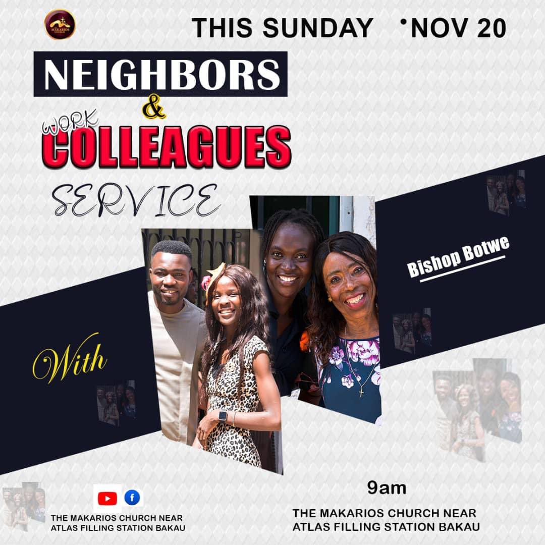 PMC_GAMBIA's tweet photo. NEIGHBORS &amp; WORK COLLEAGUES SERVICE

Operation Bring Your Neighbours &amp; Work Colleagues To Church

#Neighbors&amp;WorkColleaguesService
#BishopEdwardBotwe
#EverySharing
#EveryInviting
#StayConnected
#RemainBlessed https://t.co/cWAHY8Xzb6