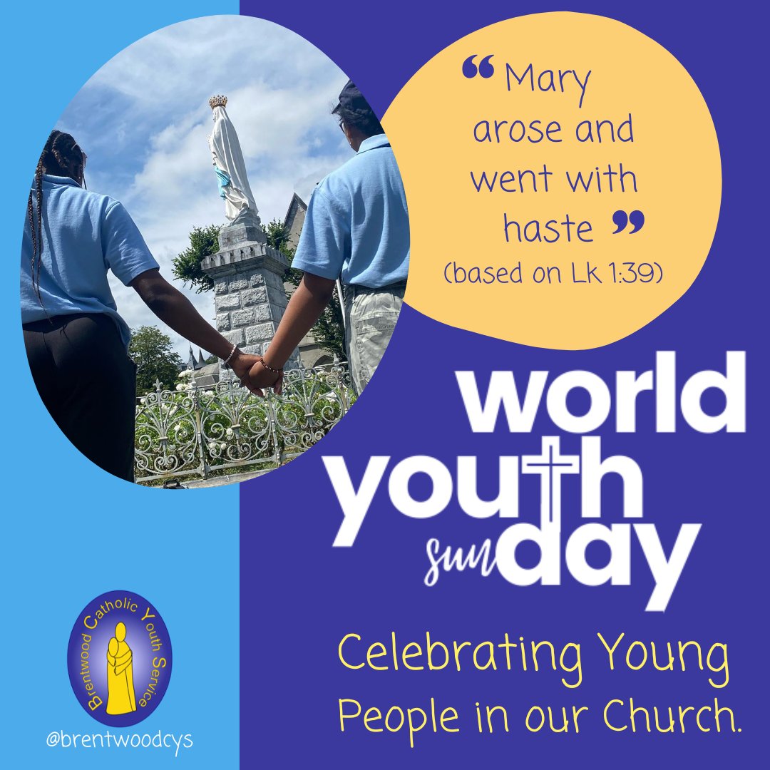 "What kinds of "haste" do you have, dear young people? What leads you to feel a need to get up and go, lest you end up standing still?" Pope Francis

What matters to you, makes you angry, passionate or eager to make a change in the world?

#worldyouthsunday #catholic #bcys