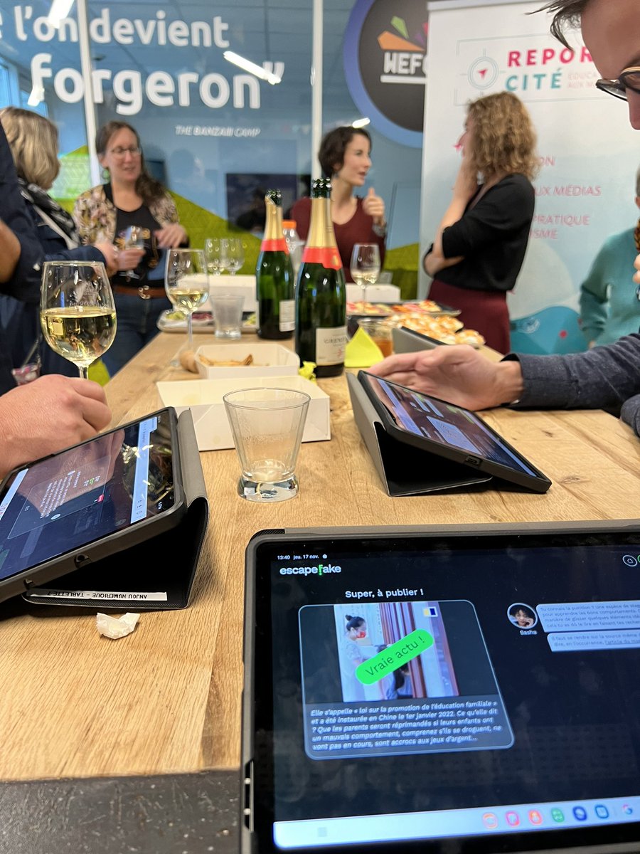 Le jeu d’écucation aux médias est disponible à partir d’aujourd’hui sur ce lien : jeu.escape-fake.fr à vous de détecter les #FakeNews ! <a href="/Report_cite/">Association Report'Cité</a>