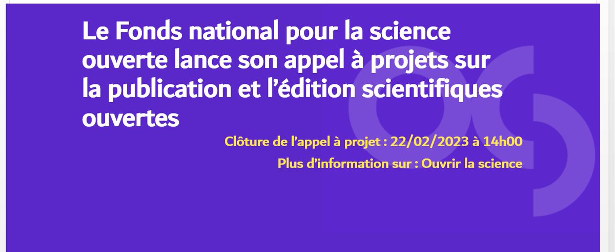 Comité pour la science ouverte tweet media