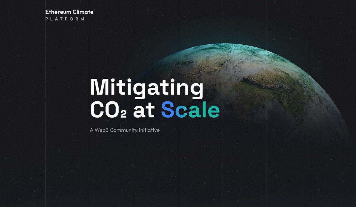 Consensys's tweet photo. Two months ago, the #CoreDevs behind #TheMerge eliminated 99.992% of Ethereum's carbon footprint.

Today, @COP27P, ConsenSys and partners from across Web3 are launching the Ethereum Climate Platform (ECP) to build on their achievement.

What does this mean? 🧵👇 https://t.co/2COoQMxwVu