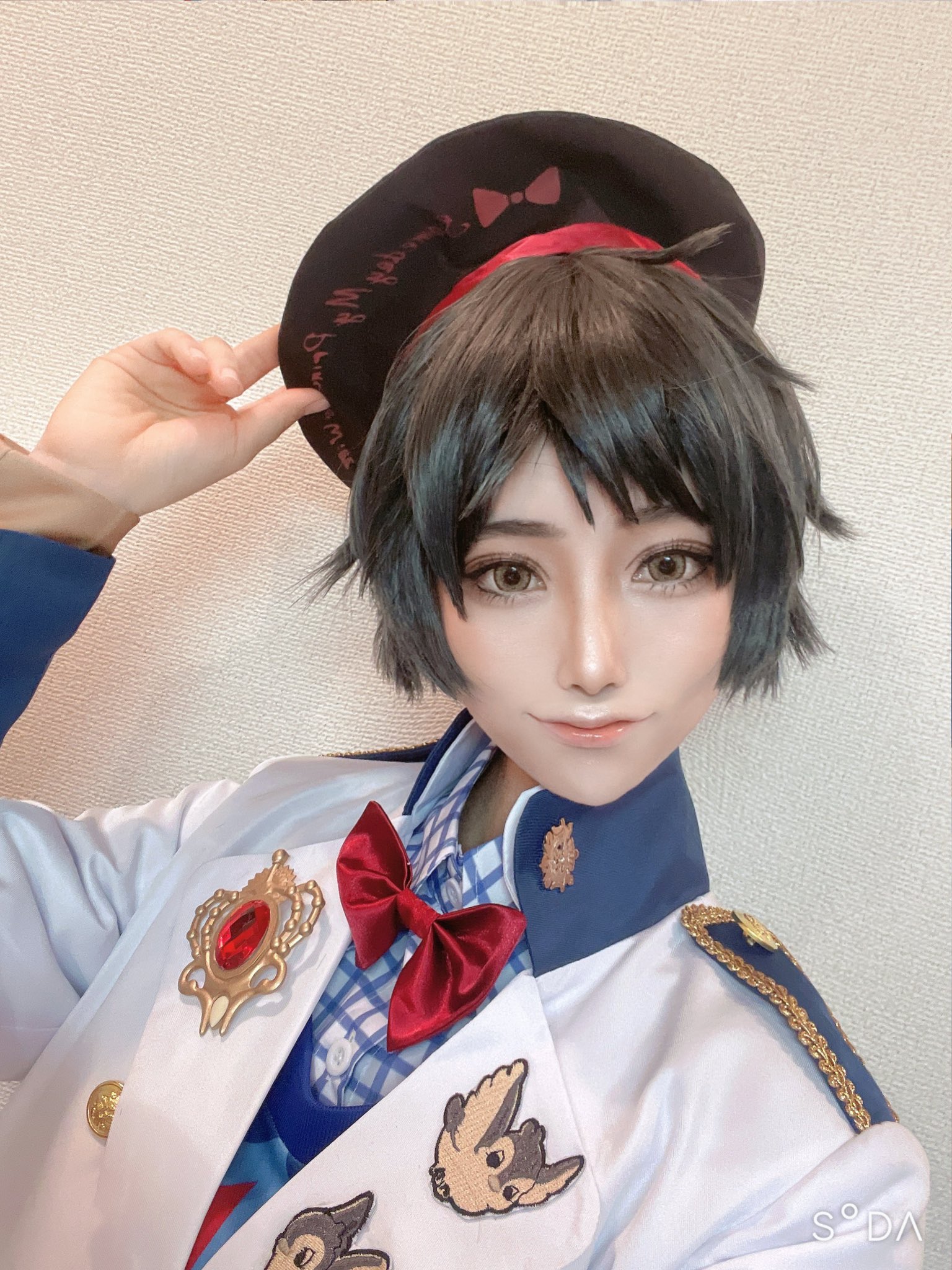 ネージュ　ツイステ　コスプレ　仮装　ウィッグ付き ネージュ コスプレ ツイステ 衣装 ウィッグ、帽子付き - メルカリ