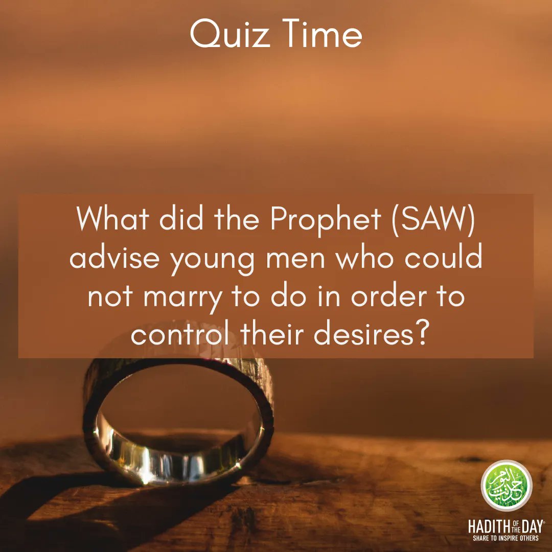 Hadithoftheday's tweet photo. Quiz Time! https://t.co/Vb8Q9mSxgc