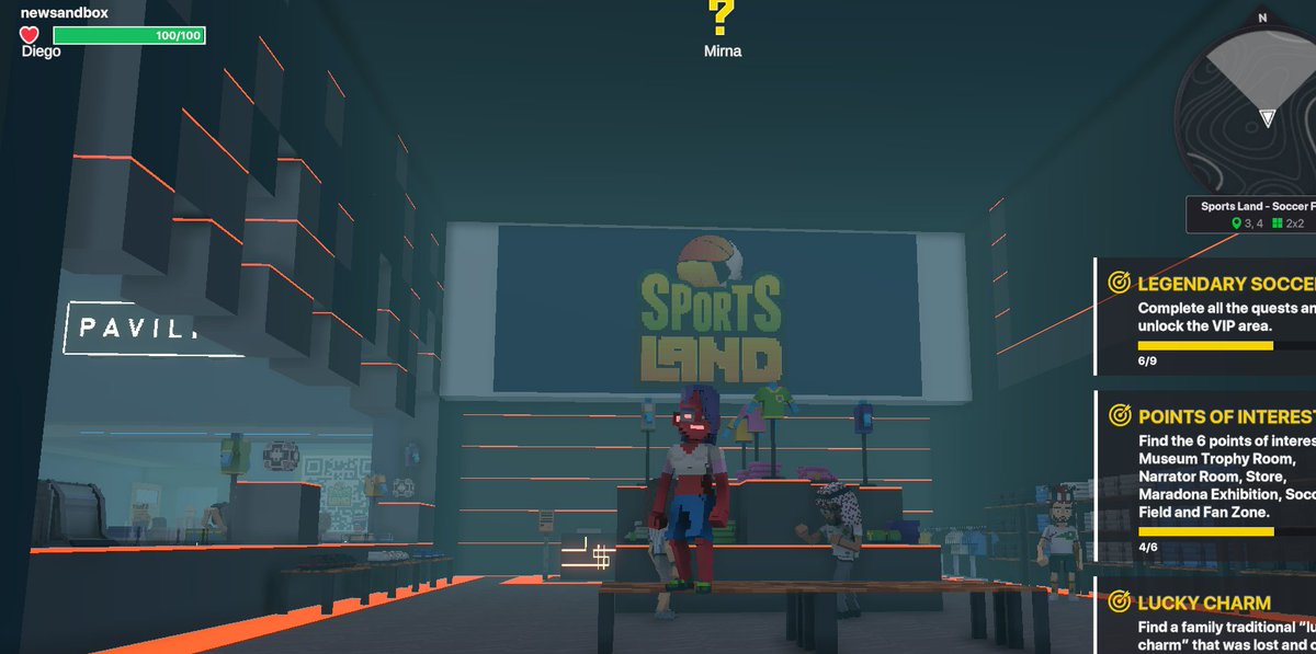 AriesHolt3's tweet photo. @TheSandboxGame @hermitcrabgame Bringing my A game in Sports Land Stadium @hermitcrabgame ⚽ https://t.co/JdZPBanCdH