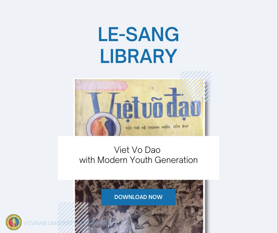 One of the tops recommended #Vovinam books to read! It talks about how the youth can create the future and have the power to achieve what they want in life. The book is about how people always seek a balance between work and social life. Read it here vovinamuniversity.com/tinh-hoa-vie%c…