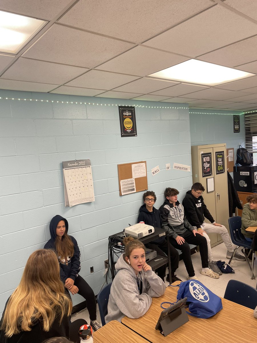 Thank you to all of my Advisory Students who competed in the World Diabetes Awareness Day Wall-Sit Challenge! And a special shout out to Benny who took on the Mr. Trum Challenge and beat it with a time of 7:12!!#WorldDiabetesDay2022 <a href="/OMS_NY/">Oceanside MS</a> <a href="/OSchoolsPR/">Oceanside School District #OSD_NY</a>