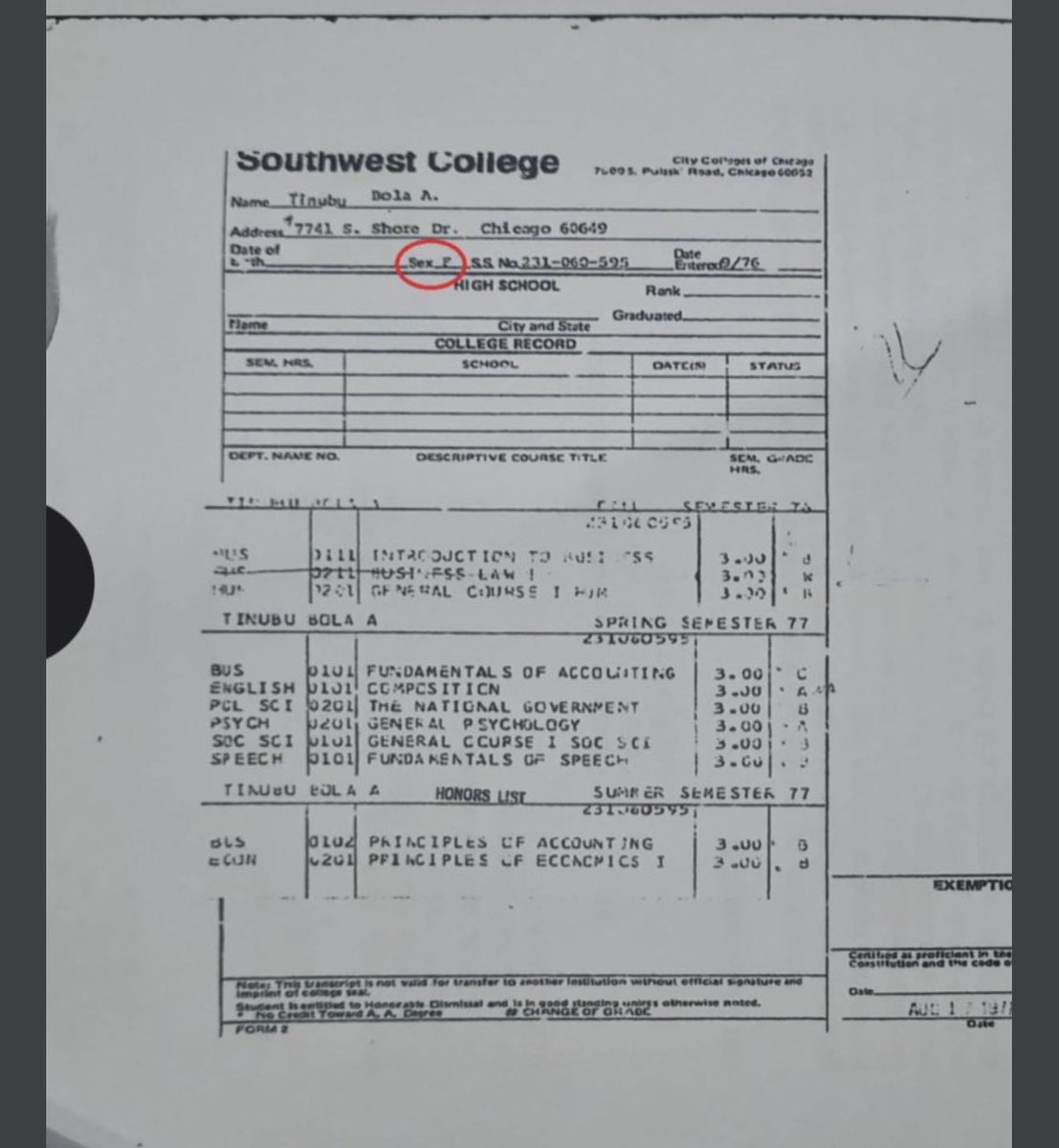 Naija_Activist's tweet image. All along Tinubu Bola Ahmed have been a female. So your fav definitely stole someone’s identity. Now he’s being sued!!! Well, I know some of his gullible followers will come to insult me but I’m ready to block today. Just try me.