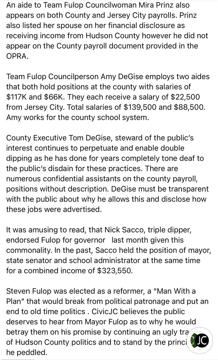 Remember when double dipping was bad before it was good? It’s alive and well in JC. #CivicJC