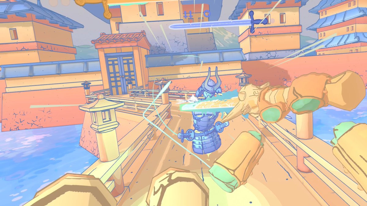 BalzarJuliusson's tweet photo. It's been a while but today at 10am PDT/7pm CET we are launching a game! @BrokenEdgeVR from @trebuchetvr is utterly amazing, made with so much love &amp; passion that it's almost a steal to sell it for $9.99. Easy to learn but hard to master, pick up the sword in just a few hours!⚔️ https://t.co/9H98Y9B5d8