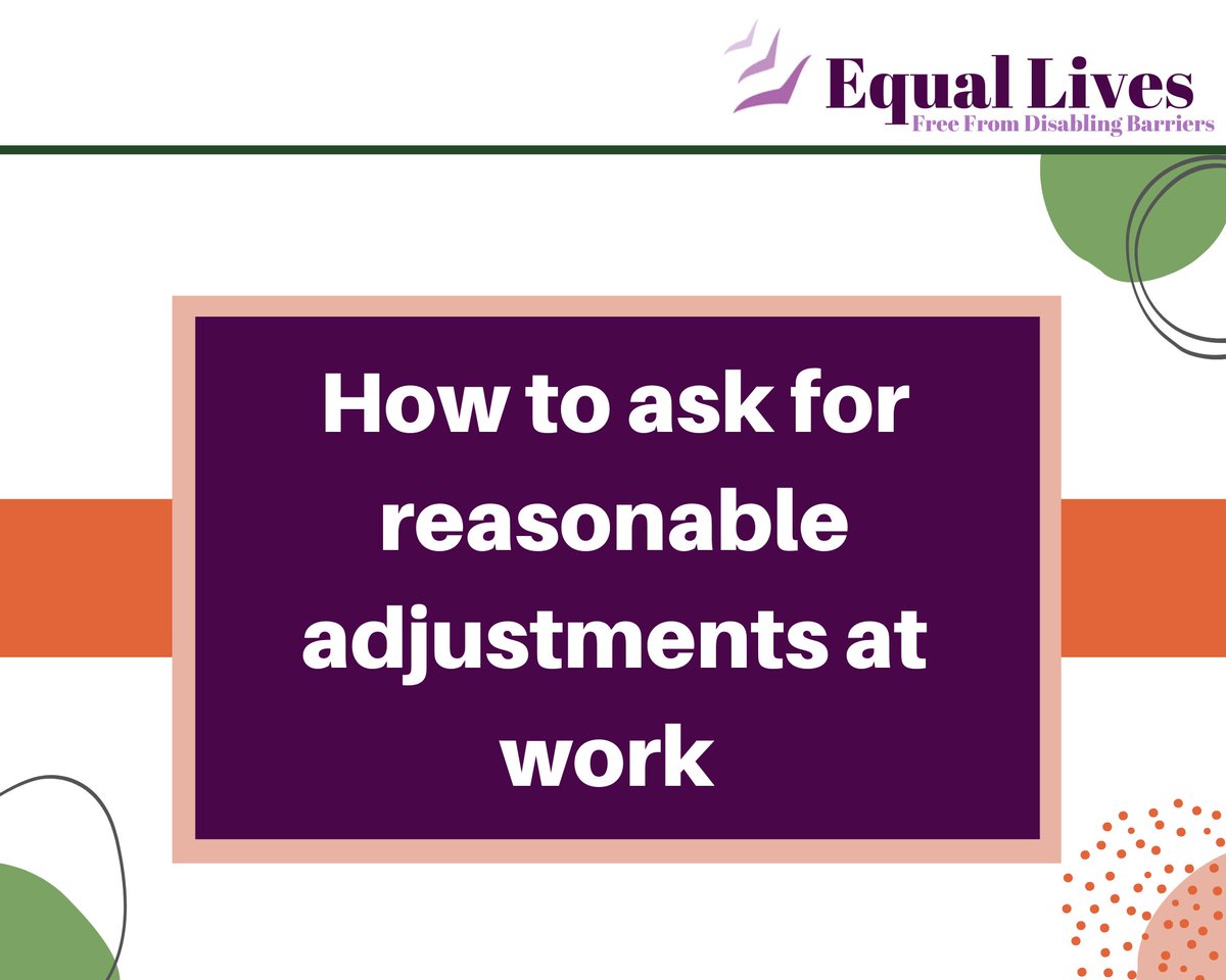 How easy is it to have a disability whilst at work? Making your life at work more accommodating may seem difficult or scary. Our latest blog helps you explore some steps and goals that will make it easier. For more information, read here: equallives.org.uk/blog