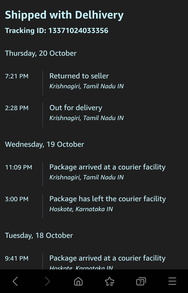 hoozaay's tweet photo. @AmazonHelp It's been almost a month now since this package has been returned to seller still no refund. 48 hours ago a refund was promised by CS team and today when a call was made again I was told that the social media team will handle it. What's happening here @amazonIN ? https://t.co/pxKMH4oCoh