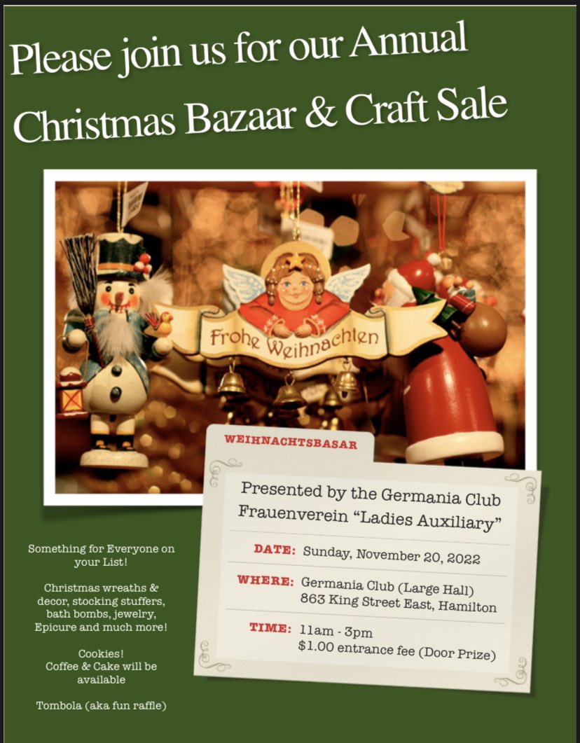 Christmas Craft Sale &amp; Bazaar