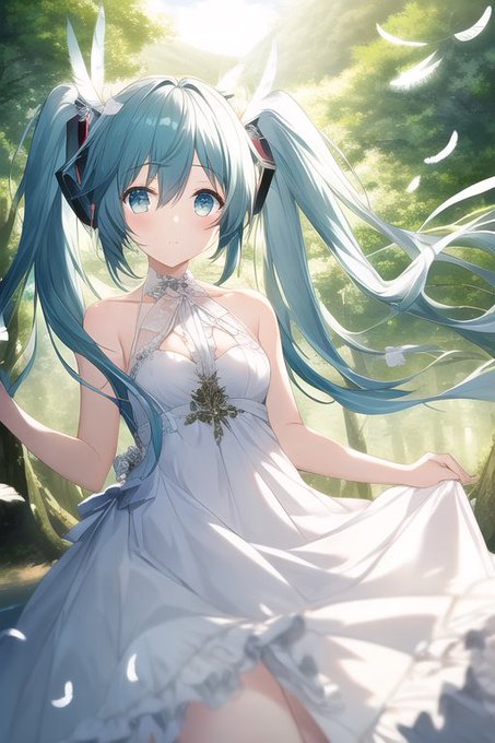 #初音ミク 
#NovelAIAIDiffusion 
#ai絵師と繋がりたい 