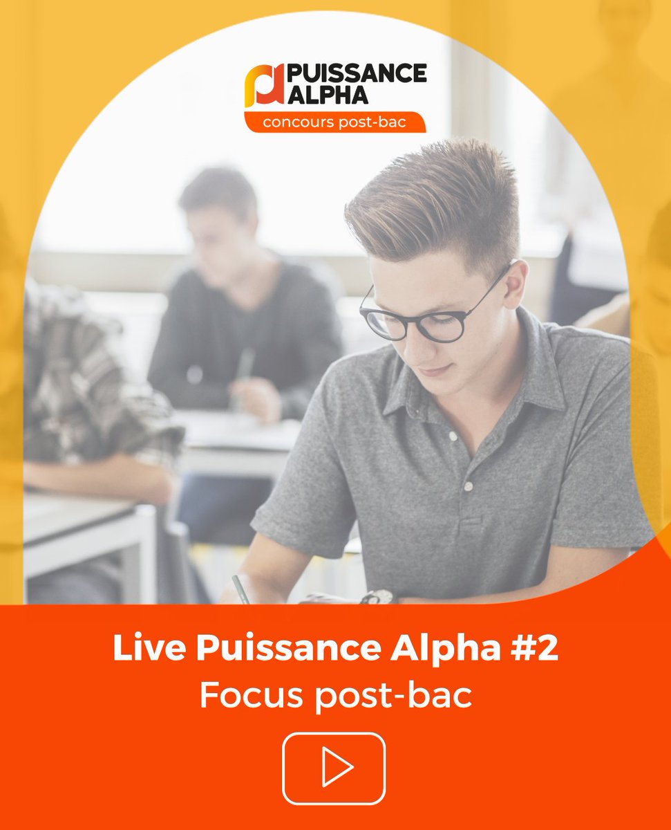 [#orientation 📚]

Vous êtes en Terminale et vous vous posez des questions quant à votre orientation ? 
Regardez le replay du live focus post-bac ici 👉 : youtu.be/Jp4CKq7R404

#ingénieur #postbac