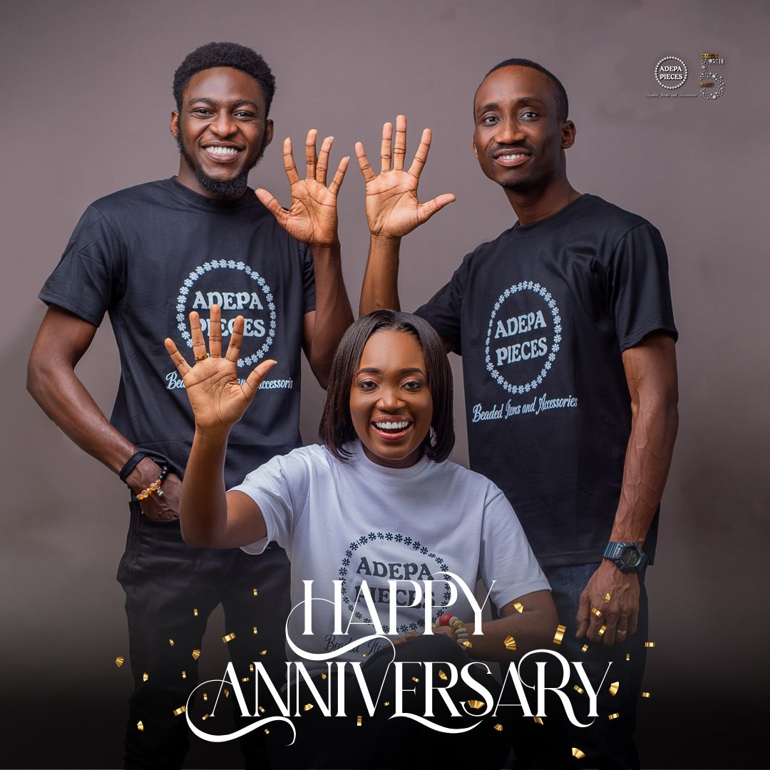 adepa_pieces's tweet photo. We are 5 today,🎉.
#adepapieces #anniversary #beads https://t.co/EG8vyzgqqC