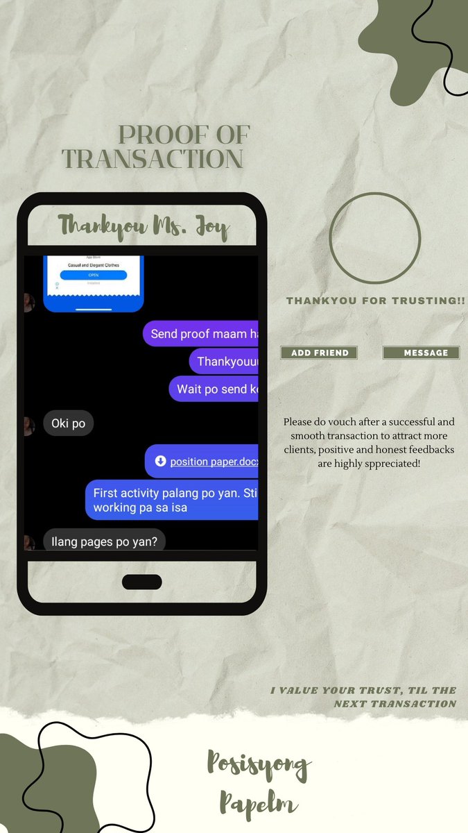 NOVEMBER CLIENTS CHECK MY FB ACCOUNT FOR MORE PROOF OF LEGITIMACY
FB acc: Astrid Acads
