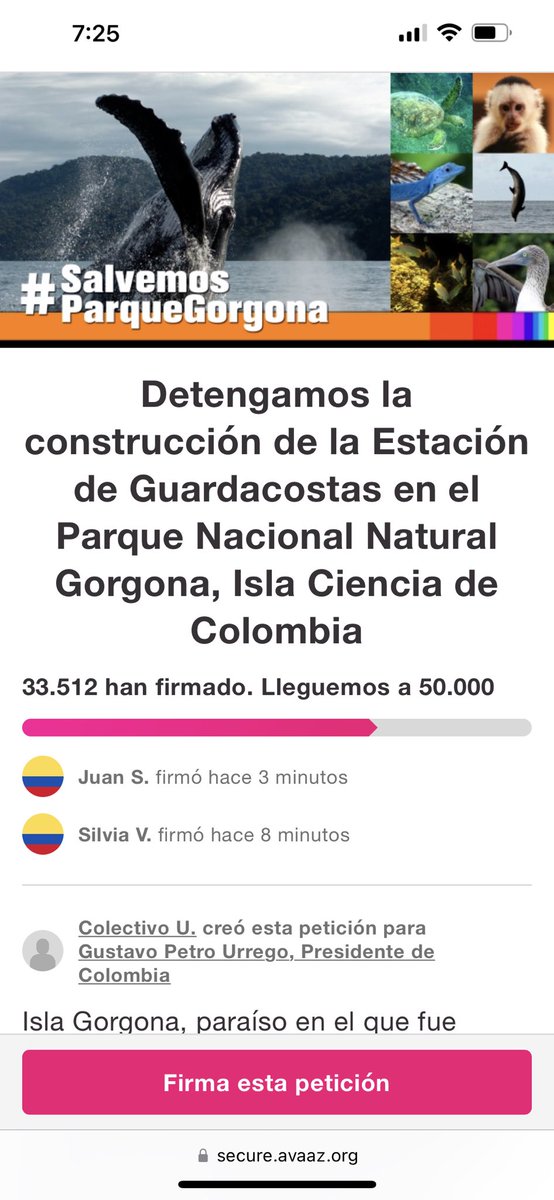 EarthDayGroup2's tweet photo. 🚨🚨🚨🚨🚨🚨
Quieren construir depósitos de combustibles y perforar los corales para un muelle metálico, en la Isla Gorgona, uno de los Lugares mejor conservados del país. 
👇👇👇👇👇👇
Compartamos y firmemos la petición:
https://t.co/OwKm3Rt2l9
.
#EarthDayGroup #sos https://t.co/Hv91GNmHyk