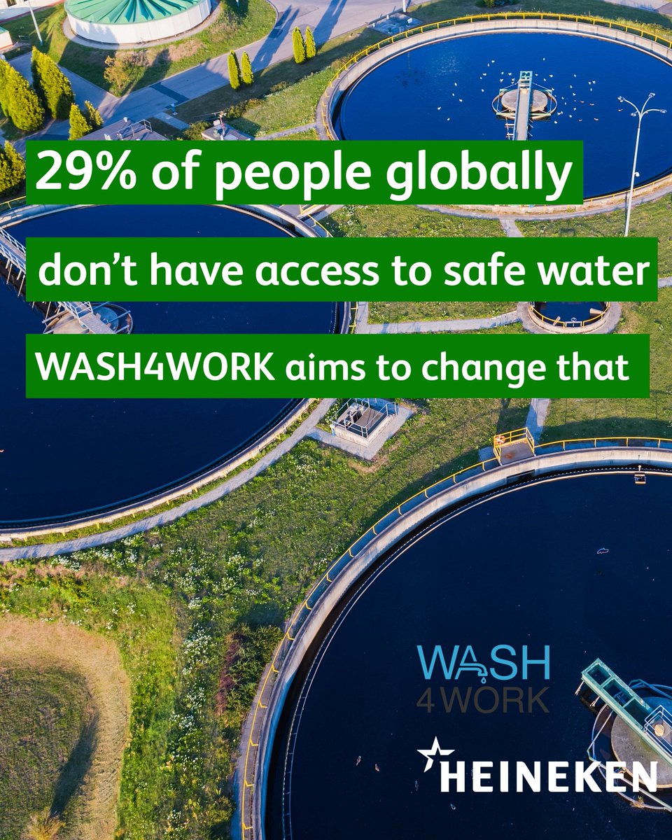 HEINEKENCompany's tweet photo. Alongside 25+ global businesses and 15 WASH expert organizations, we support this COP27 Business Declaration on Climate Resilient access to safe water.
Link to declaration: https://t.co/stX5qCf3vg
#WEAreHEINEKEN #BrewABetterWorld #WASH4Work #COP27 https://t.co/zWbCTdIYeJ
