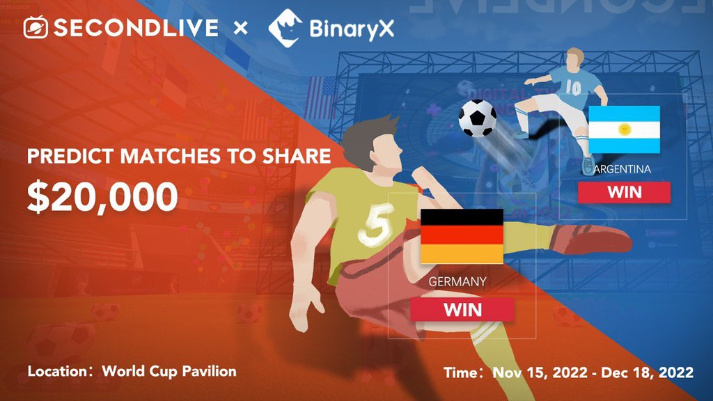 Four (@four_form_) on Twitter photo ❓Which team will lift the trophy? 🏆
⚽Join #WorldCup2022 Result Prediction Campaign!
🏆Predict matches and Share $20000 Prize!
ENTER:
✅Follow @Binary_X & <a href="/SecondLiveReal/">SecondLive</a>
✅Finish Gleam tasks
⏰ Nov.15-Dec.18
🔥Participate NOW: bit.ly/3gebnWm ❓Which team will lift the trophy? 🏆
⚽Join #WorldCup2022 Result Prediction Campaign!
🏆Predict matches and Share $20000 Prize!
ENTER:
✅Follow @Binary_X & <a href="/SecondLiveReal/">SecondLive</a>
✅Finish Gleam tasks
⏰ Nov.15-Dec.18
🔥Participate NOW: bit.ly/3gebnWm