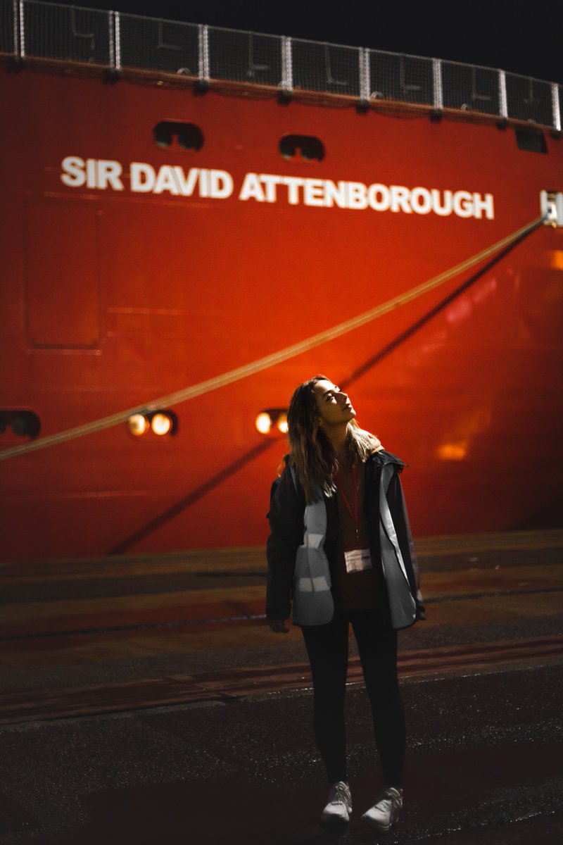 It was a pleasure to be invited on board the RRS Sir David Attenborough this week for a pre-launch media day.💙 I was able to interview several researchers on board, and it was great to hear how GIS and Remote Sensing is being utilised across all the different areas of research🌍