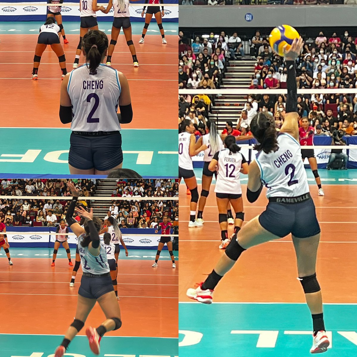 iamsherile's tweet photo. You lose today's game, but you're still my best player in today's match. Congrats still to your team. Don't cry na. Everyone loves you no matter what. Sulit pa din yung 3 hours na tulog ko at dederecho na ko ng pasok today mapanood ka lang @itsmedescheng 🔥 Iloveyou sistah 😘 https://t.co/XNGK6uCIBF