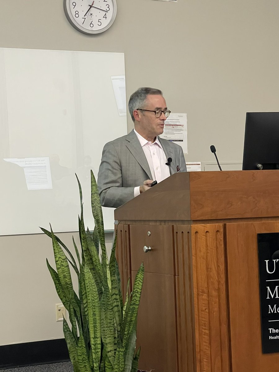<a href="/martinblakely/">Martin Blakely</a> Grand Rounds today sharing his work on clinical trials in pediatric surgery <a href="/UTH_Pedisurg/">UT Pediatric Surgery</a> <a href="/UTHealthHouston/">UTHealth Houston</a> <a href="/UTHealthACS/">UTHealthACS</a>