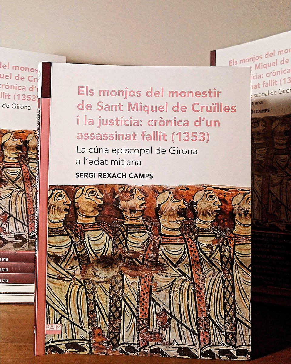 Ara sí! Em fa molta il·lusió presentar el llibre fruit del TFM en Cultures Medievals. Un estudi històric d'un procés criminal a la cúria episcopal de Girona (1353). Una lluita pel poder que acaba provocant un intent d'assassinat dins els murs del monestir.