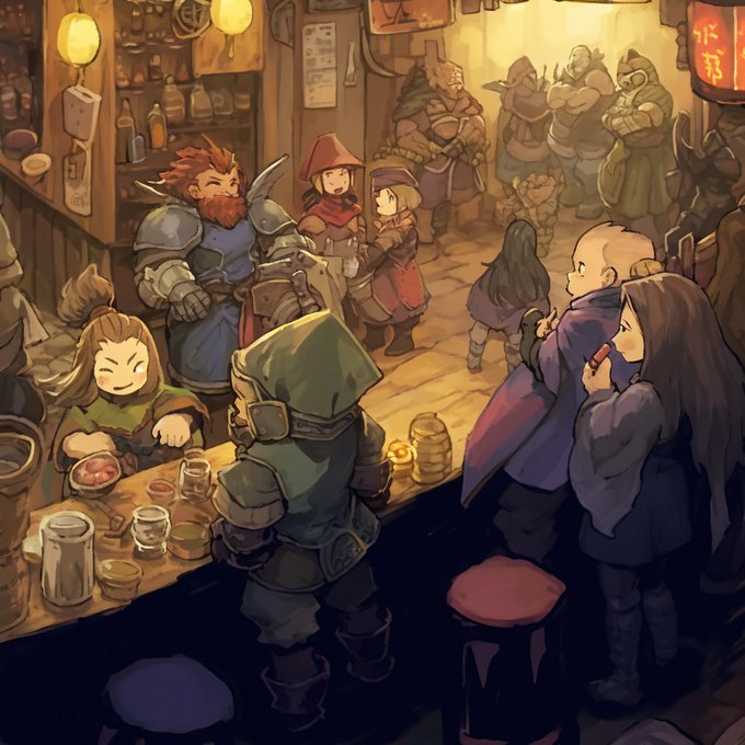 酒場のtwitterイラスト検索結果