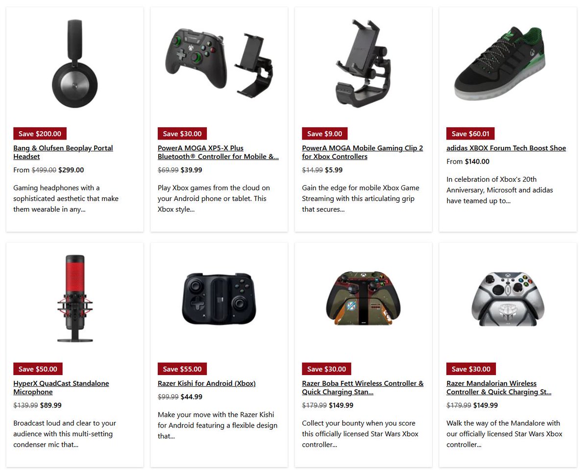 Xbox Accessories Sale via Microsoft Store. https//t.co/ZqQovYANCt