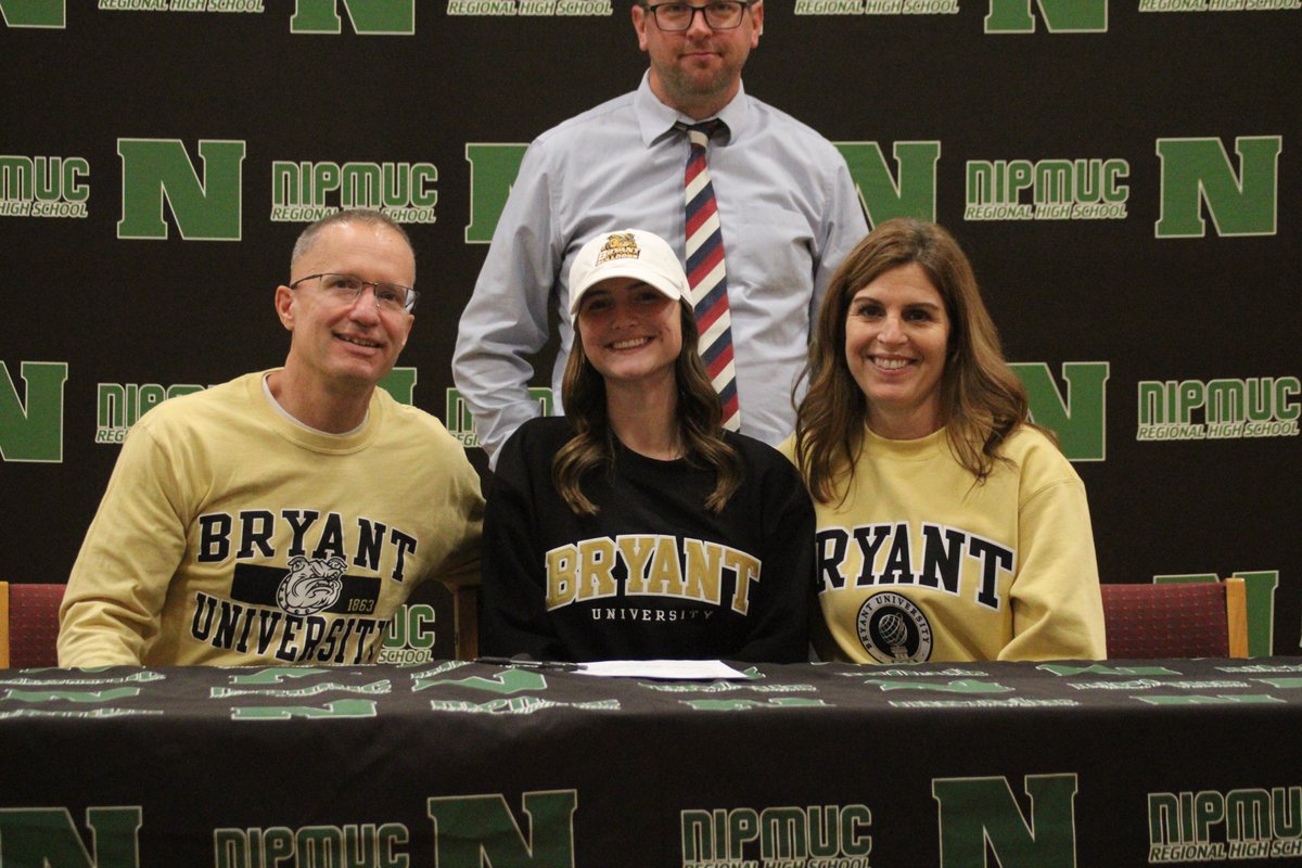 Congratulations to our student-athletes who have chosen to take the leap to the NCAA next year. <a href="/NIPMUC_XC_TF/">Nipmuc XC & T&F</a> <a href="/Nipmuc_FH/">Nipmuc Field Hockey</a> <a href="/NipmucGirlsSoc/">Nipmuc Girls Soccer</a> 

Kayla Antonelli <a href="/WNE_GoldenBears/">Western New England Athletics</a> FHockey
Josie Hayes: <a href="/SienaWSoccer/">Siena Women's Soccer</a> 
Emma Nadolski <a href="/BryantAthletics/">Bryant Athletics</a> XC/TandF