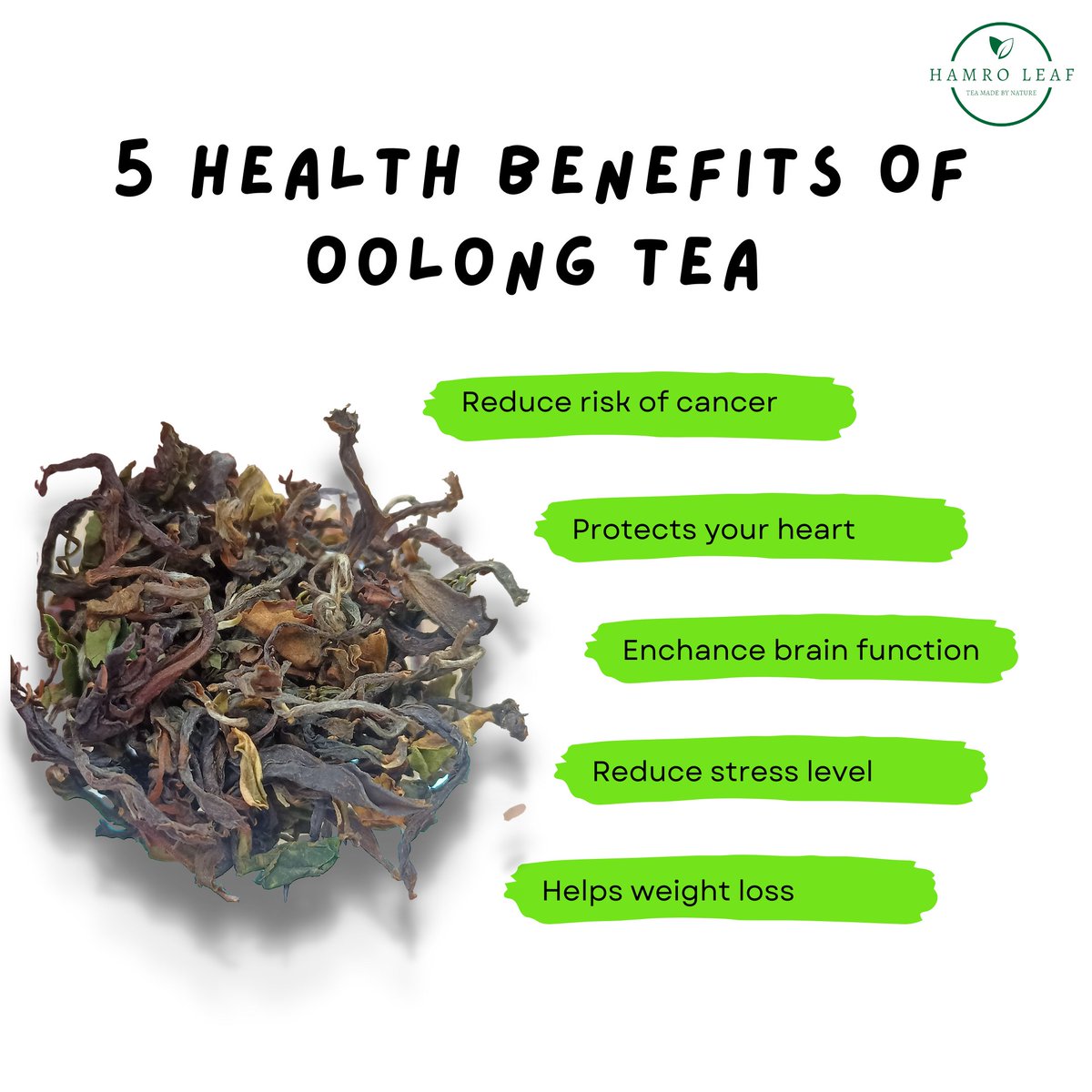 HamroLeaf's tweet photo. 5 𝑯𝒆𝒂𝒍𝒕𝒉 𝑩𝒆𝒏𝒆𝒇𝒊𝒕𝒔 𝒐𝒇 𝑶𝒐𝒍𝒐𝒏𝒈 𝑻𝒆𝒂

 ◈ Reduce the risk of cancer
 ◈ Protects your heart
 ◈ Enhance brain function
 ◈ Reduce stress level
 ◈ Helps weight loss

𝑻𝒉𝒆 𝒃𝒆𝒔𝒕 𝒑𝒂��𝒕? 𝑰𝒕 𝒕𝒂𝒔𝒕𝒆𝒔 𝒂𝒎𝒂𝒛𝒊𝒏𝒈!
#𝒐𝒐𝒍𝒐𝒏𝒈𝒕𝒆𝒂 #darjeeling https://t.co/vtVT4GN0jZ