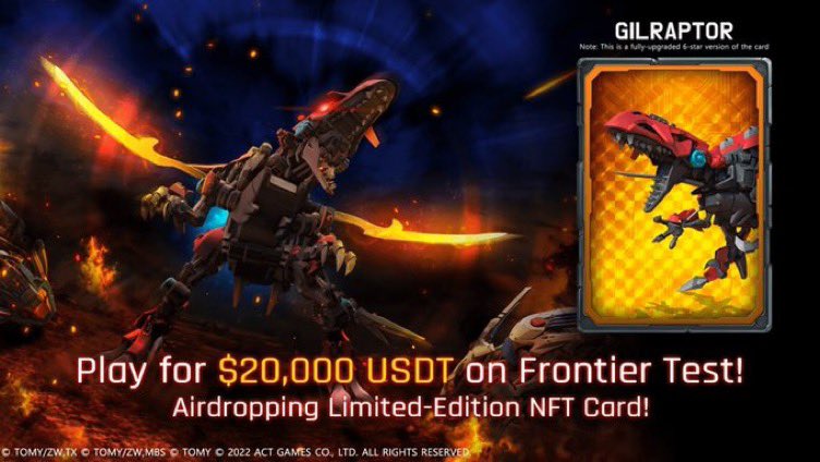 Happy To Announce That I’ve Partnered Up With <a href="/ZoidsWild/">ZOIDS WILD ARENA</a> NFT ARENA! 🙌

Join The Army For A Chance To Win $20K USDT! 👀🔥

To Enter:
1⃣ Follow <a href="/ZoidsWild/">ZOIDS WILD ARENA</a> 
2⃣ ❤️ + ♻️ &amp; Tag 3 Friends
3⃣ Visit: bit.ly/3EntmTf to WIN!

🎁 2ND AIRDROP 🎁
gleam.io/GmXPX/zoids-wi…

#ad