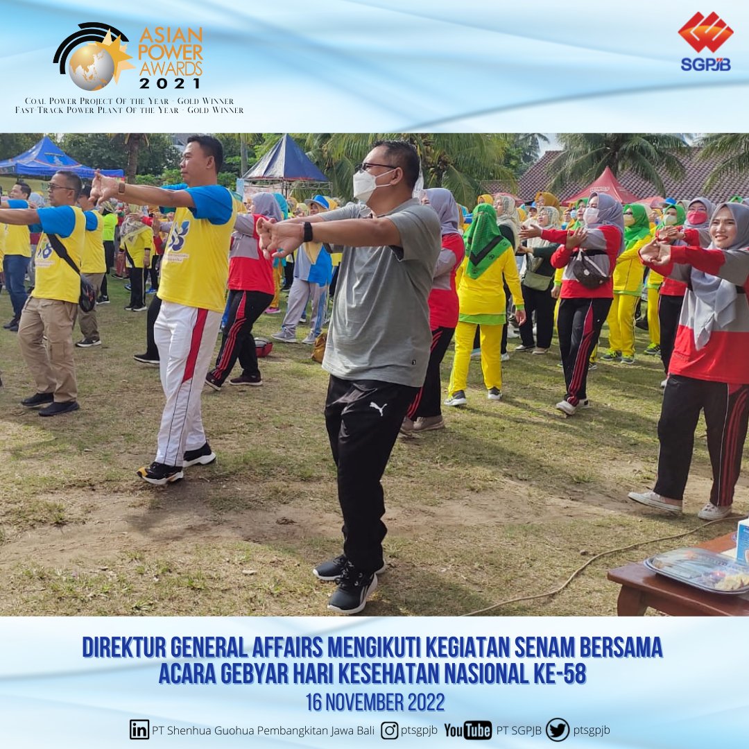 ptsgpjb's tweet photo. Rabu (16/11) Bupati Serang Hj. Ratu Tatu Chasanah, S.E., M.Ak. menyerahkan Piagam Penghargaan kepada #PTSGPJB di acara puncak peringatan Hari Kesehatan Nasional (HKN) ke-58.
#HariKesehatanNasional #BangkitIndonesiakuSehatNegeriku
#CSR #CommunityEmpowerment #PLTUJawa7 https://t.co/d5b6FI9UWs