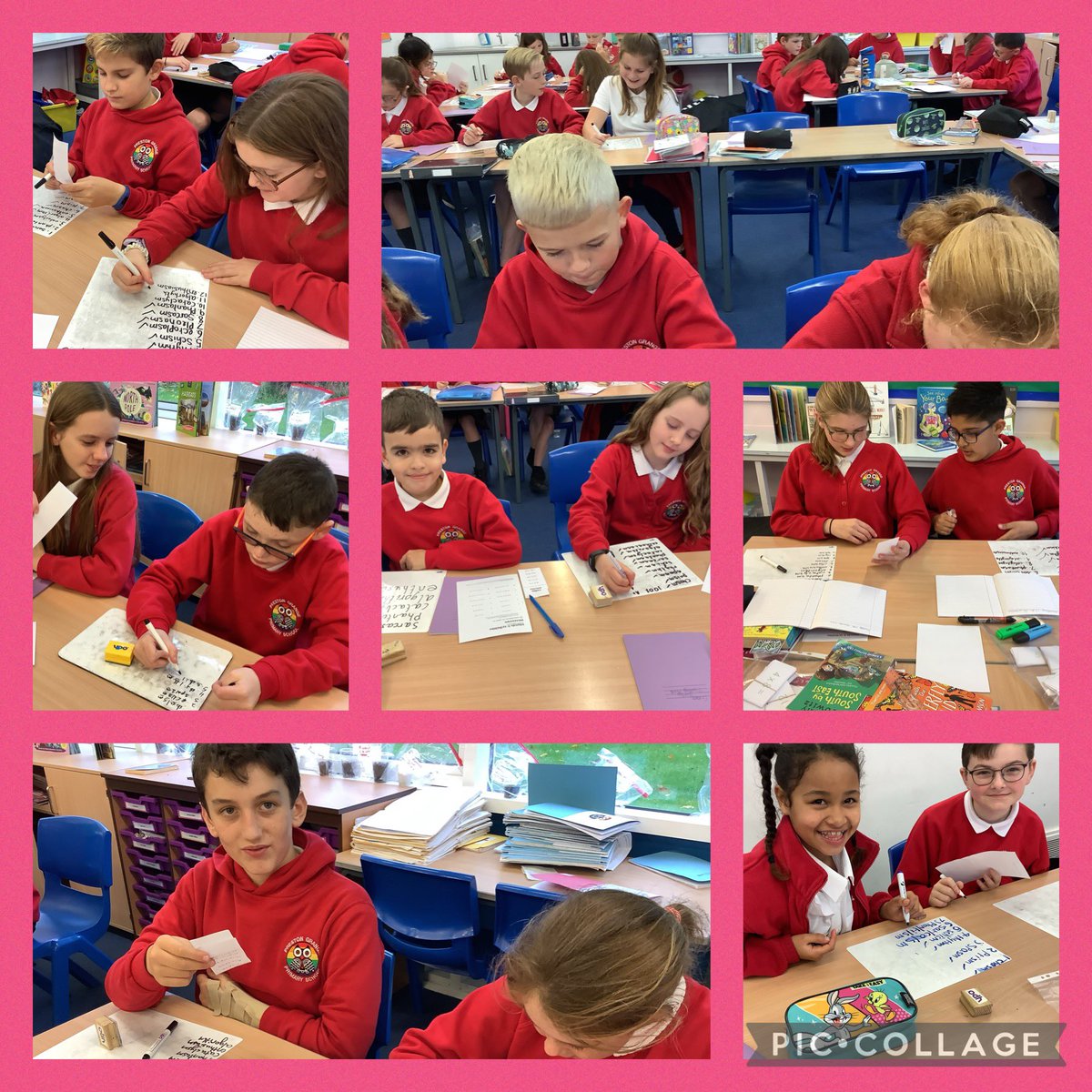 What a pleasure to hear Y6 pronouncing this week’s spelling words with super spelling voices! Sounds and Syllables <a href="/jasonwade71/">Jason Wade</a> is making quite an impact. 📝📝❤️🌈👏🏽⭐️