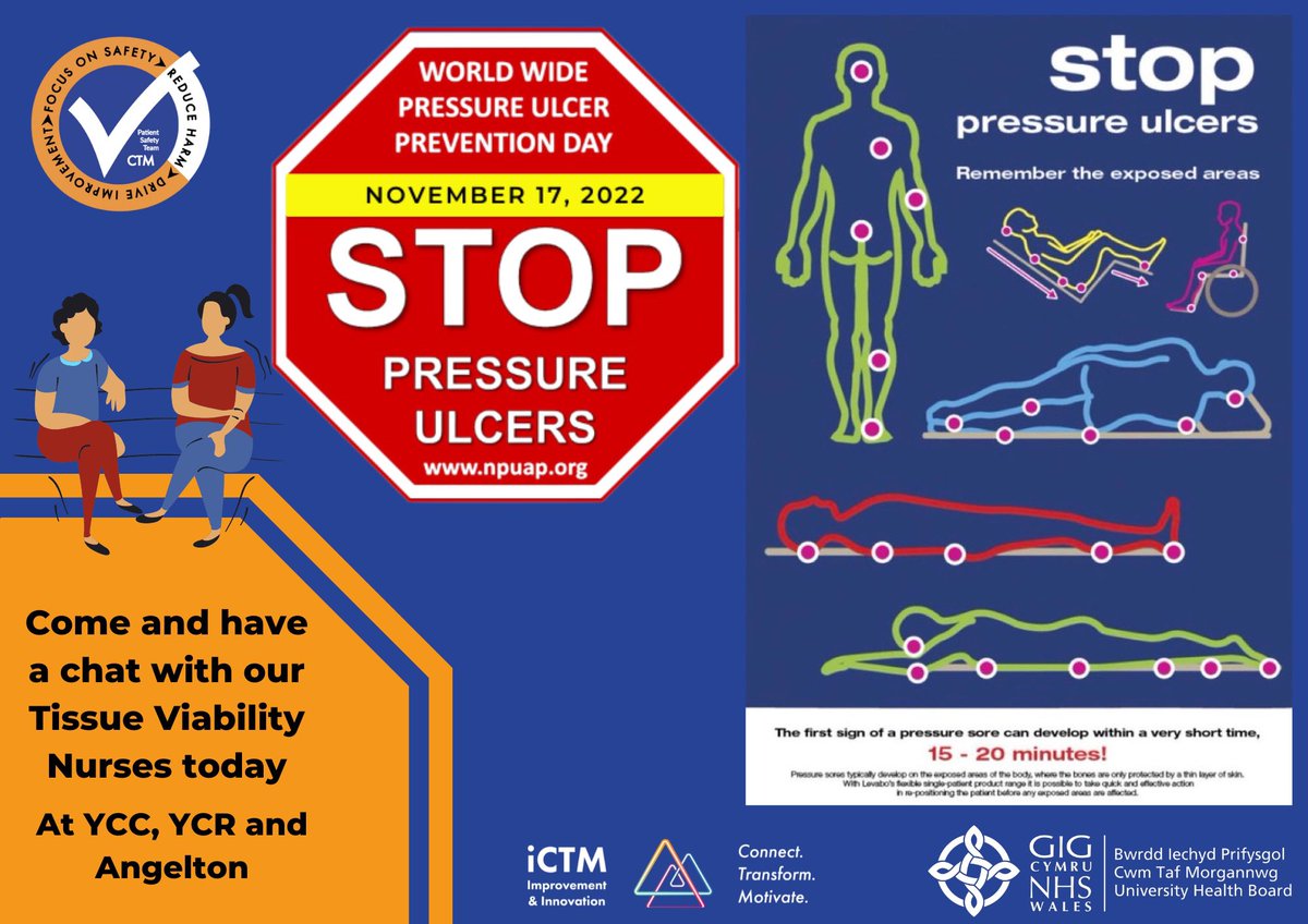 Our Super Hero in action creating awareness on Pressure damage today ‘WORLD PRESSURE ULCER PREVENTION DAY’ at YCC, YCR and Angelton. <a href="/susan91158129/">susan</a> <a href="/QICTM/">@Improvement_QICTM</a>