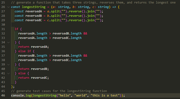 ryandetzel's tweet photo. I know I'm late to the #copilot party but this tech is going to increase developer productivity by 20-50% in the next decade, easily. I only wrote the two comments below and copilot wrote all the code! Is it perfect? No. But it's a great starting point! https://t.co/wYU5y2JTHW