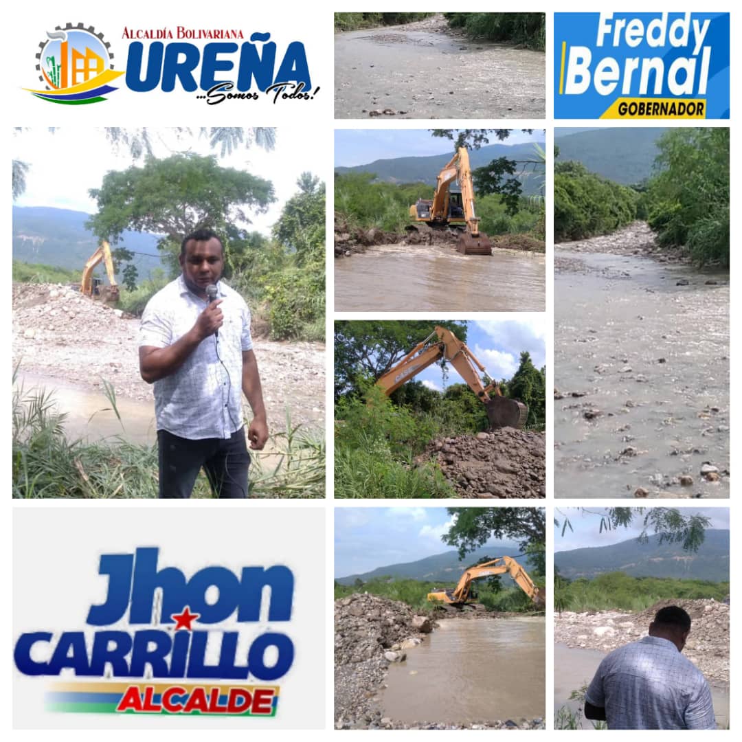 Se realizan los trabajos de canalización en la Quebrada de la #AldeaLaMulata articulado con el Gob <a href="/FreddyBernal/">Freddy Bernal</a> junto a la empresa privada del Municipio quien facilita la maquina se cuenta con un equipo desplegado. El Compromiso es con el pueblo alcalde <a href="/carrilloalcald1/">Jhon Carrillo</a>
