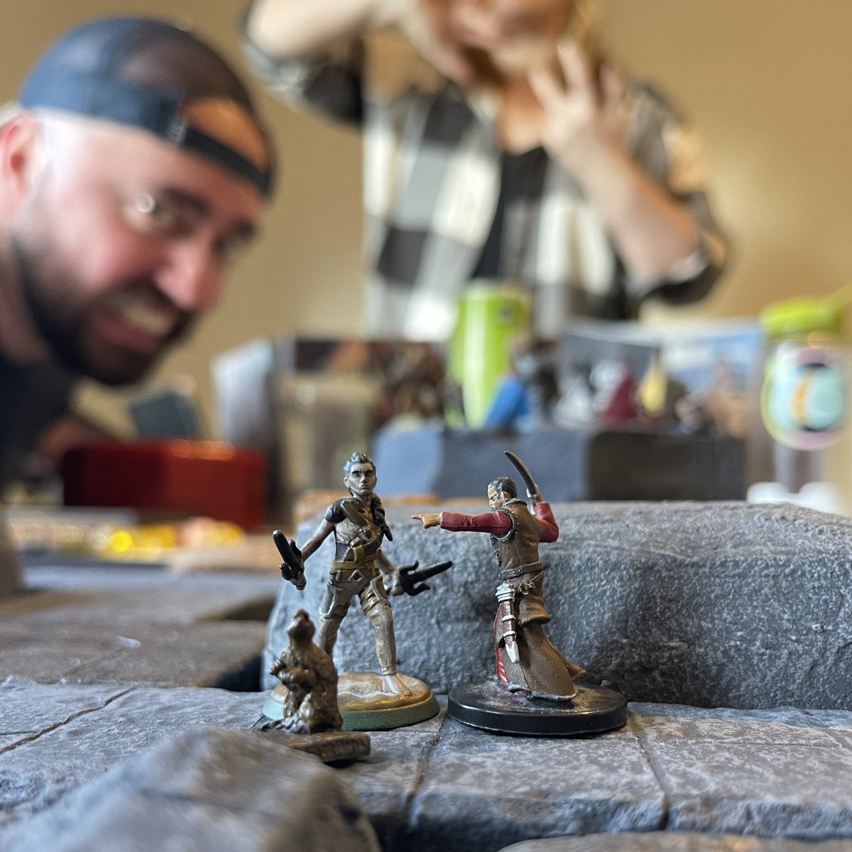 WickedGameRPG's tweet photo. We got to play D&amp;D in real life this weekend.

How do you think it went? https://t.co/4zvnLBJo9z