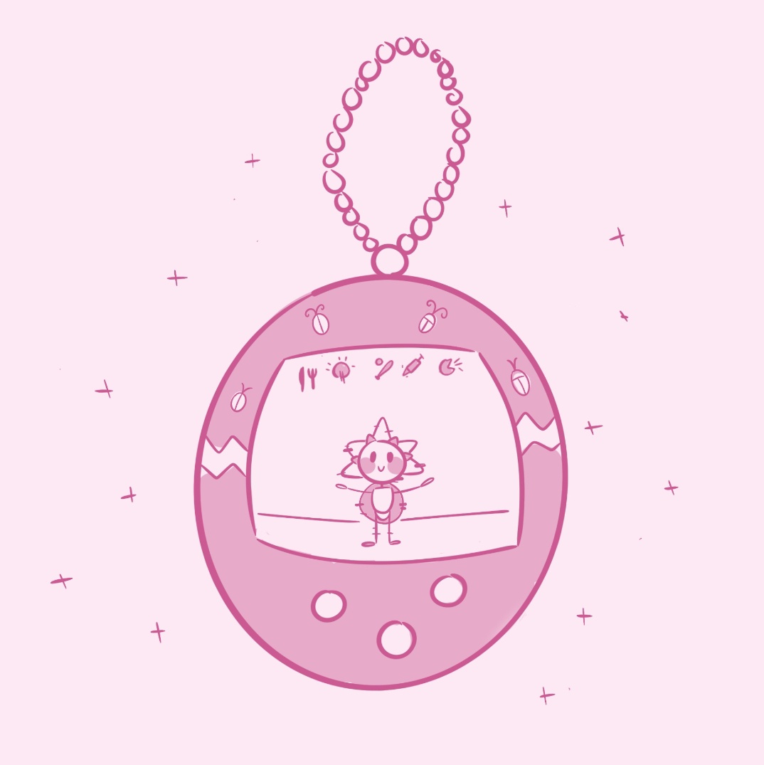 FrankyMoons's tweet photo. #GLITCHWEEK I don't have a glitchsona sooooo......
Meet Glitch!Beetle Sun!
You found a tamagotchi in the woods and now all he wants to do is play. He's constantly chirping and dancing. When he gets excited he turns into a mess of pixels οΏ½οΏ½οΏ½
Take good care of him! https://t.co/3SVwaTgMlG