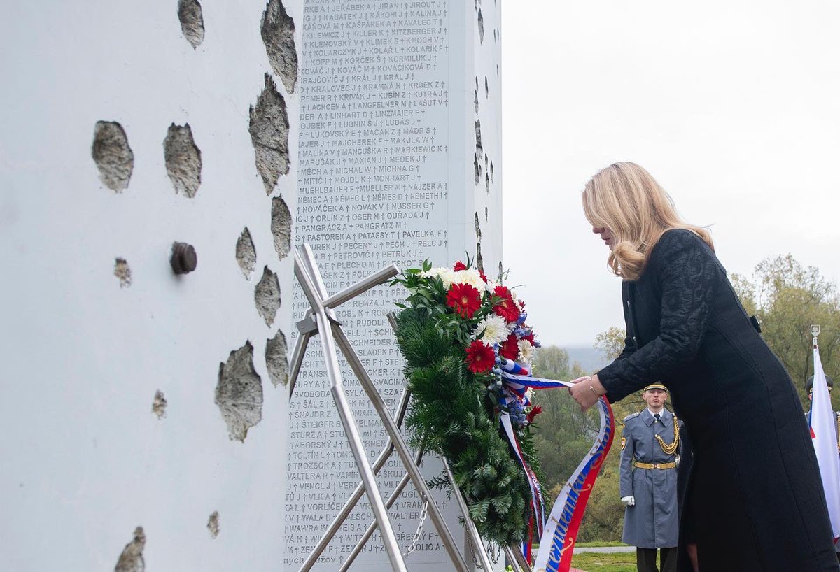 ZuzanaCaputova's tweet photo. Today, we mark 33 years since the people of #Czechia &amp; #Slovakia peacefully ended the authoritarian communist regime in the #VelvetRevolution. Freedom &amp; democracy are values that aren’t given—they must be cherished and defended. https://t.co/9k3BSCdyra