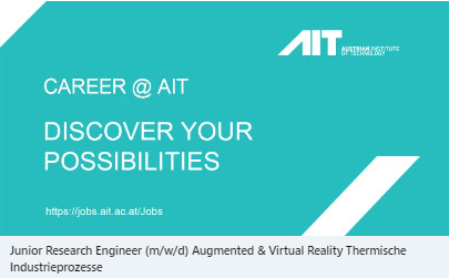 NEFI_AT's tweet photo. 📣#Joballert! @AITtomorrow2day is hiring!
⁉️Unterstützen Sie bei der Weiterentwicklung & Anwendung von innovativen Konzepten von #AugmentedReality & #VR zur #Visualisierung & #Optimierung von industriellen Energiesystemen & zur Analyse von Prozessdaten👇
https://t.co/g7qYcZjVSZ https://t.co/fMCKhLM9pw
