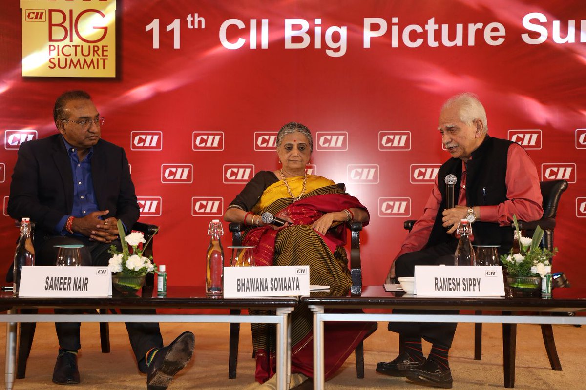 CII Media & Entertainment (@cii4mne) on Twitter photo Session on "The phenomena called Amitabh" at #CIIBIGPIC2022
My personal journey as a far as my association with Amitabh as been a long one.I first noticed in a film called Anand where he played a role with the great Rajesh Khanna & Amit ji held his ground in the film ~ <a href="/rgsippy/">Ramesh Sippy</a> Session on "The phenomena called Amitabh" at #CIIBIGPIC2022
My personal journey as a far as my association with Amitabh as been a long one.I first noticed in a film called Anand where he played a role with the great Rajesh Khanna & Amit ji held his ground in the film ~ <a href="/rgsippy/">Ramesh Sippy</a>