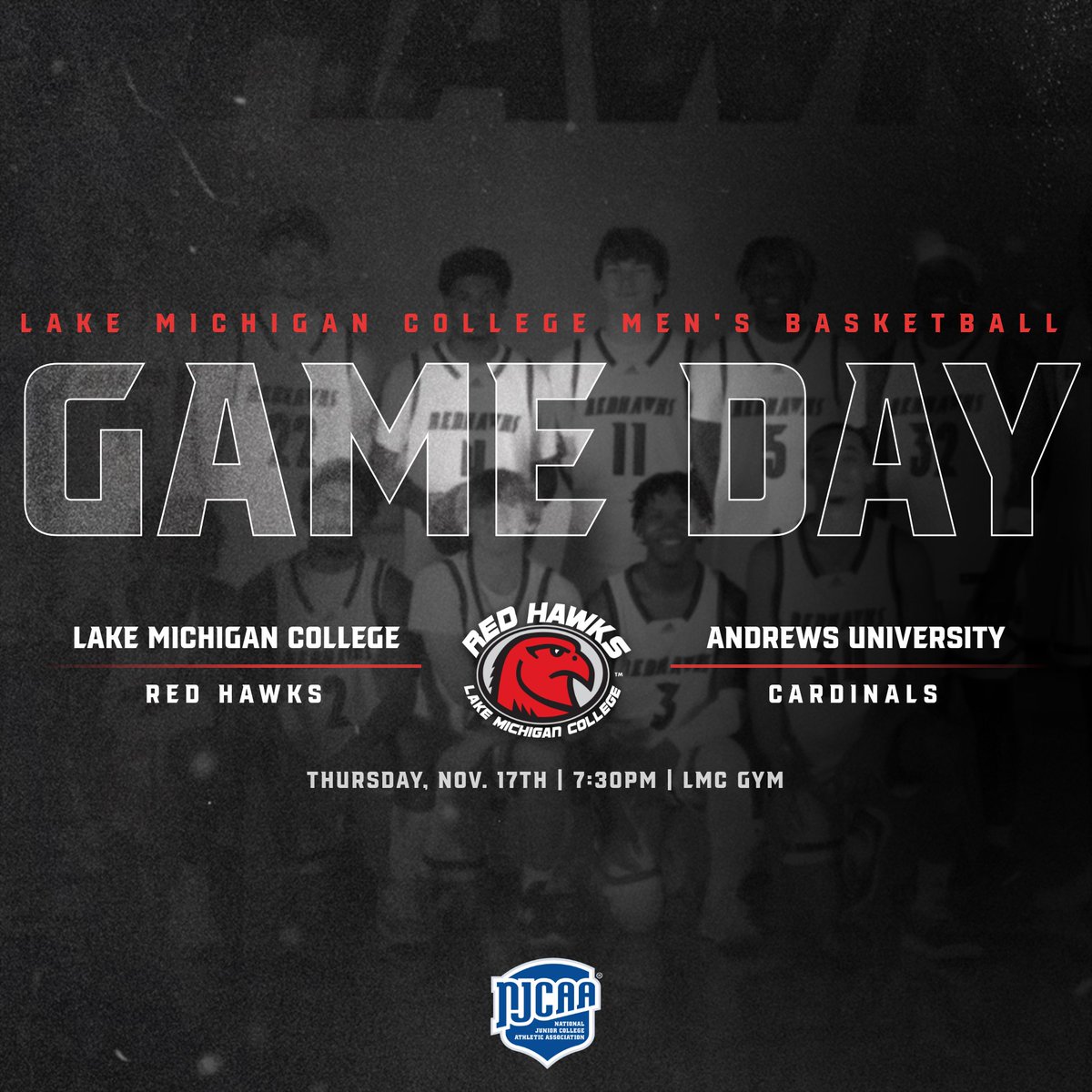 LMC_mbb's tweet photo. GAME DAY‼️

🆚 Andrews University
📍 Benton Harbor, MI
🏟️ LMC Gymnasium
🕖 7:30pm
📺 https://t.co/tz8mFfCAS7

#TalonTough https://t.co/bHlsoT1JLo