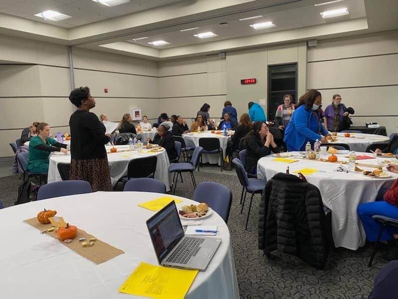 SpringISDNurses's tweet image. Yesterday our Spring ISD nurses had training given by our Director of Nursing. We were also served beautiful and delicious food provided by our nutrition department to celebrate an early Thanksgiving.