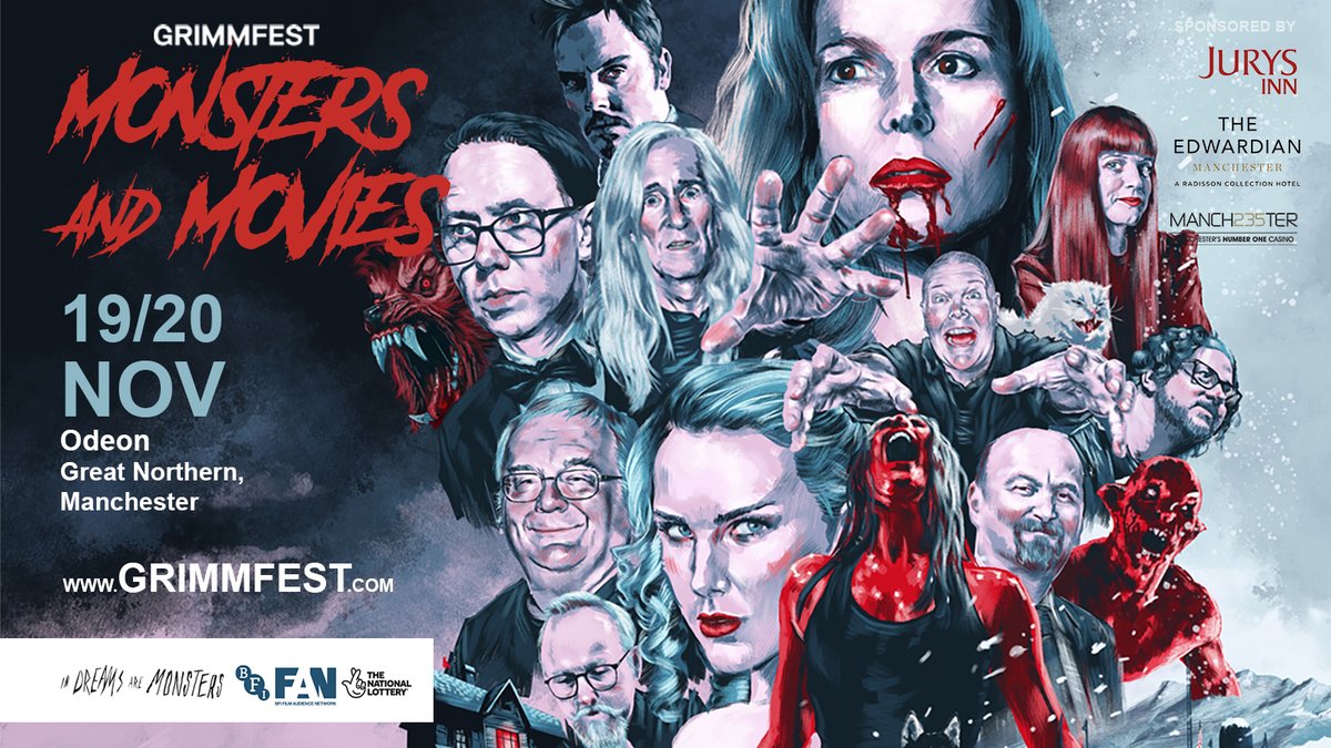 There's still time to attend @Grimmfest's MONSTERS AND MOVIES event November 19-20 in Manchester!

For tickets and details head to Grimmfest.com.

Attend screenings of THE THING and AN AMERICAN WEREWOLF IN LONDON in addition to film premieres and special guests.