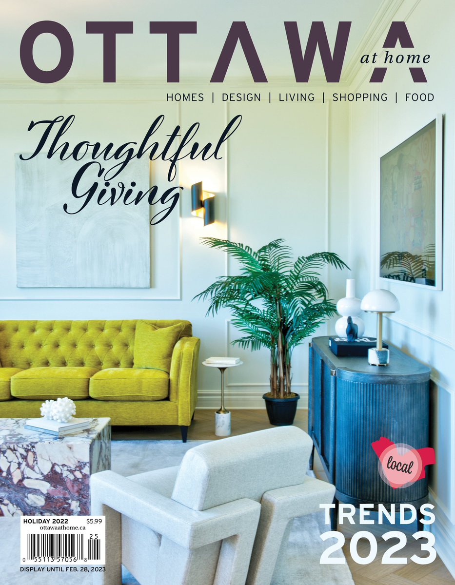 And here it is! The cover for the Holiday/Winter issue of @ottawaathomemag Find copies tomorrow <a href="/FarmBoy/">Farm Boy</a> <a href="/Bridgehead/">Bridgehead</a> while they last! #MyOttawa